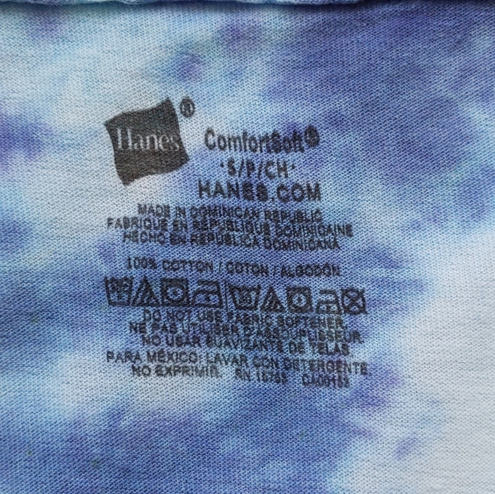 Electric Indigo Tie Dye Tee | S - Picture 7 of 9